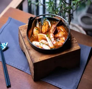 Spicy Seafood Udon